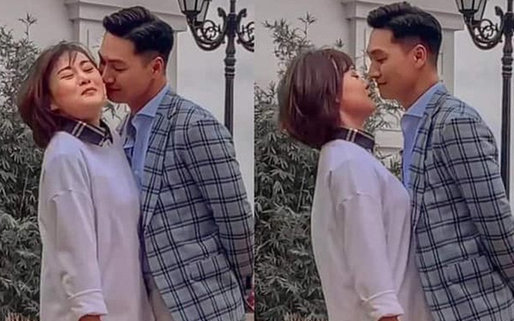 Mạnh Trường và bạn diễn có tần suất "chạm môi" dày đặc trong Hương vị tình thân, khiến khán giả phải la ó