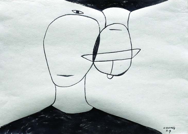 Tranh: Lê Thiết Cương