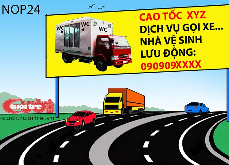 Dịch vụ giải tỏa nỗi buồn trên "cao tốc không dừng" - Tranh: NOP 