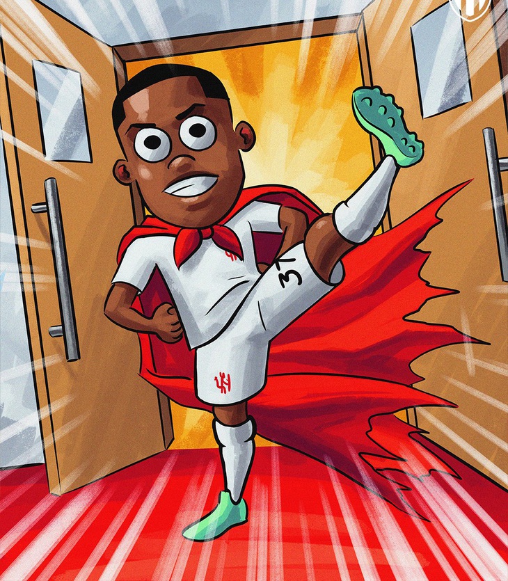 Vị cứu tinh 18 tuổi Kobbie Mainoo xuất hiện đúng lúc - Tranh: B/R