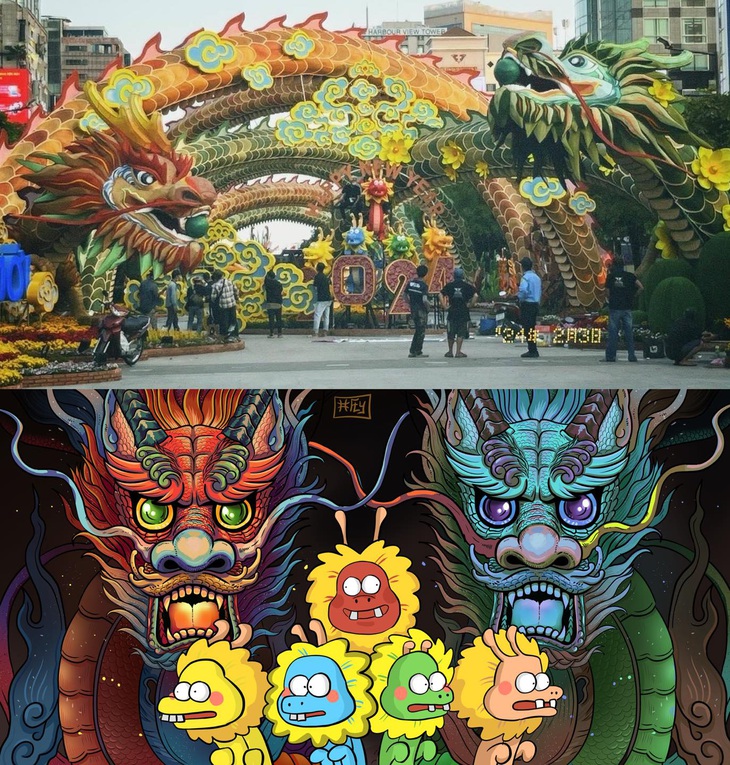 Họa sĩ Thăng Fly đăng tải bức ảnh biếm họa cùng dòng trạng thái: 