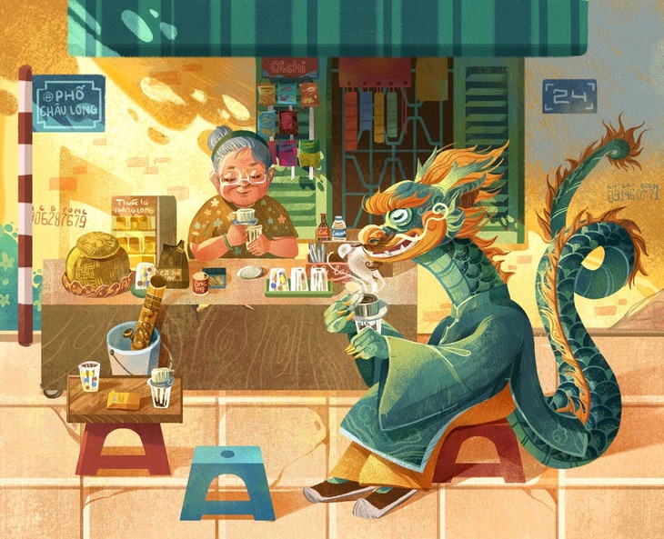 Tác phẩm "Cà phê sáng" - Tác giả Mai Anh Nguyễn.