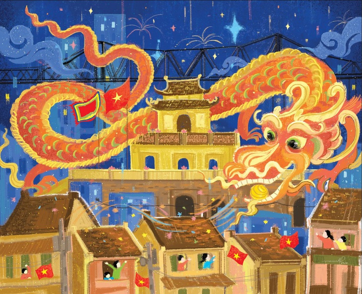 Tác phẩm "Đêm Thăng Long" - Tác giả Mai Anh Đỗ.