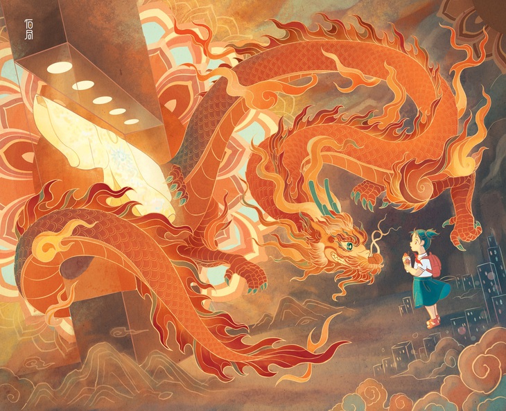 Tác phẩm "Long bào" - Tác giả Nguyễn Ngọc Anh Trâm.