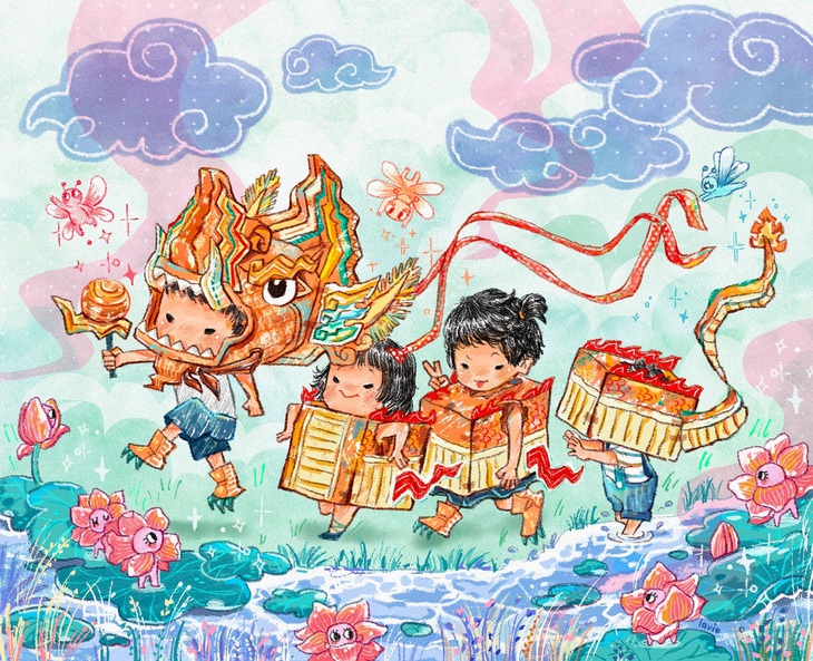 Tác phẩm "Long nhong" - Tác giả Đỗ Huyền My.