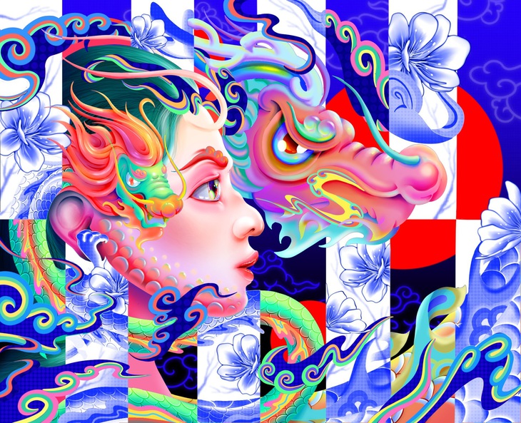 Tác phẩm "Men lam hồn rồng" - Tác giả Nguyễn Trương Thái Hoàng.