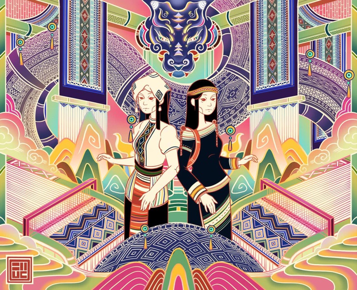 Tác phẩm "Rồng dệt" - Tác giả Hạ Huy Phúc.