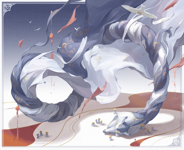 Tác phẩm "Rồng lụa Vạn Phúc" - Tác giả Vũ Đạt.