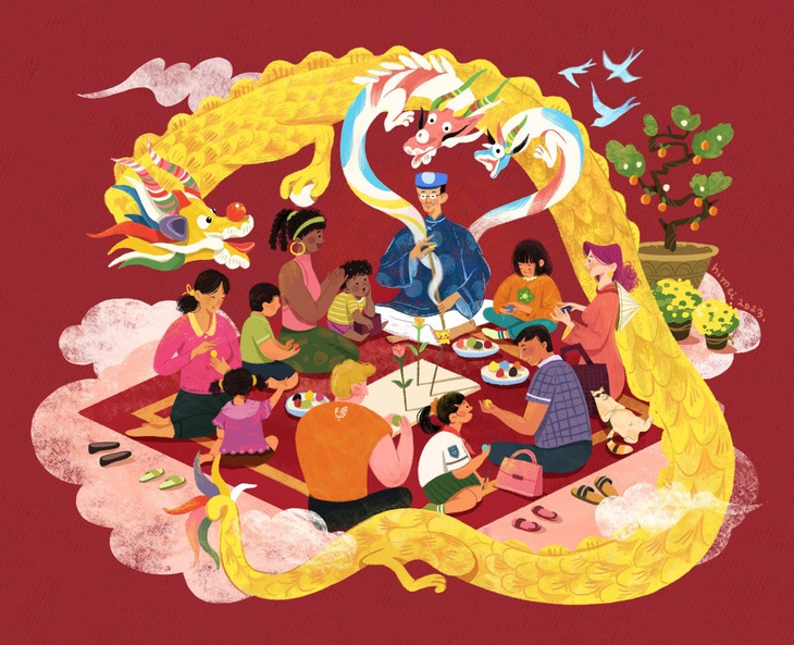 Tác phẩm "Tò he" - Tác giả Mai Hòa.