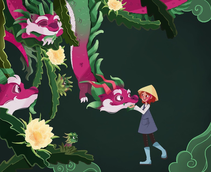 Tác phẩm "Vườn Thanh Long" - Tác giả Nguyễn Thị Thanh Bình.