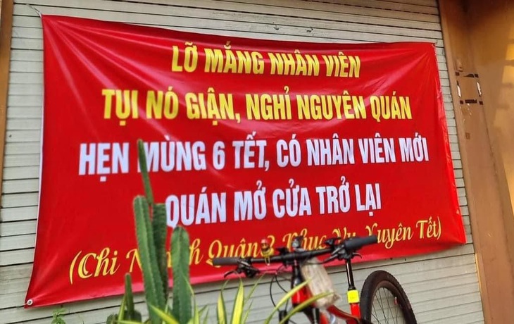 Nhân viên đồng loạt nghỉ Tết thấy thương 