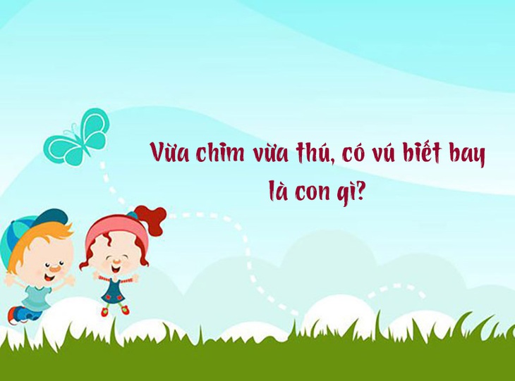 Câu đố hack não: Vừa chim vừa thú là con gì?- Ảnh 1.