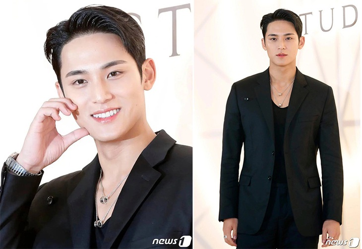 Min Gyu khiến người hâm mộ xao xuyến với diện mạo điển trai, lịch lãm trong bộ suit all black. Min Gyu với gương mặt điển trai, nam tính và chiều cao 1,87m đang là gương mặt rất được săn đón trong giới thời trang.