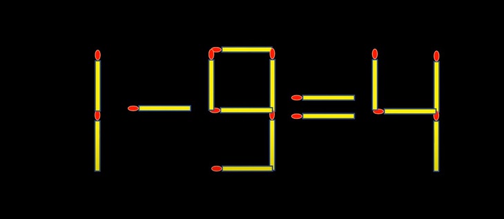 Thử tài IQ: Di chuyển một que diêm để 9-2=9-6 thành phép tính đúng- Ảnh 3.