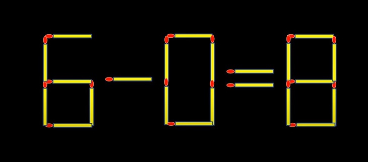 Thử tài IQ: Di chuyển một que diêm để 5x5=5-5 thành phép tính đúng- Ảnh 3.
