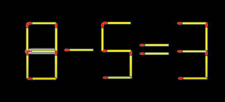 Thử tài IQ: Di chuyển một que diêm để 5x3=13-2 thành phép tính đúng- Ảnh 4.