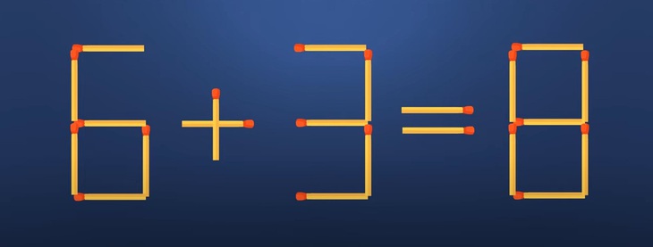 Thử tài IQ: Di chuyển một que diêm để 9+7=4+5 thành phép tính đúng- Ảnh 3.