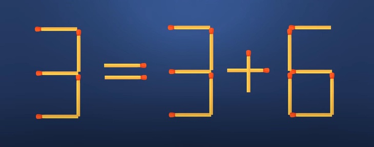Thử tài IQ: Di chuyển một que diêm để 15-8=6+3 thành phép tính đúng- Ảnh 5.