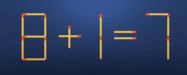 Thử tài IQ: Di chuyển một que diêm để 4+7=3 thành phép tính đúng- Ảnh 3.