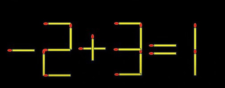 Thử tài IQ: Di chuyển một que diêm để 2+3=7 thành phép tính đúng- Ảnh 2.