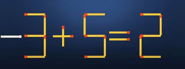 Thử tài IQ: Di chuyển một que diêm để 3+9=2 thành phép tính đúng- Ảnh 2.