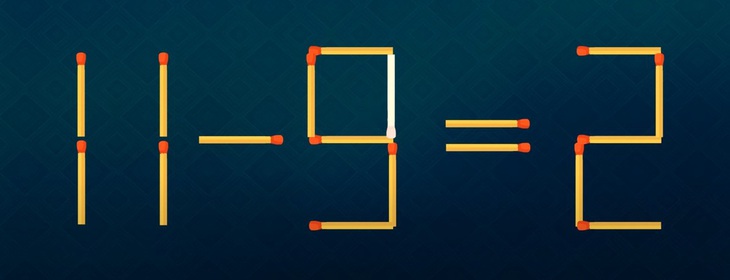 Thử tài IQ: Di chuyển một que diêm để 9-6=1 thành phép tính đúng- Ảnh 6.
