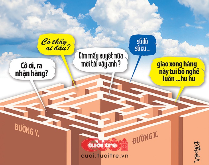 Ma trận số nhà - Tranh biếm họa của Đức Thuận 