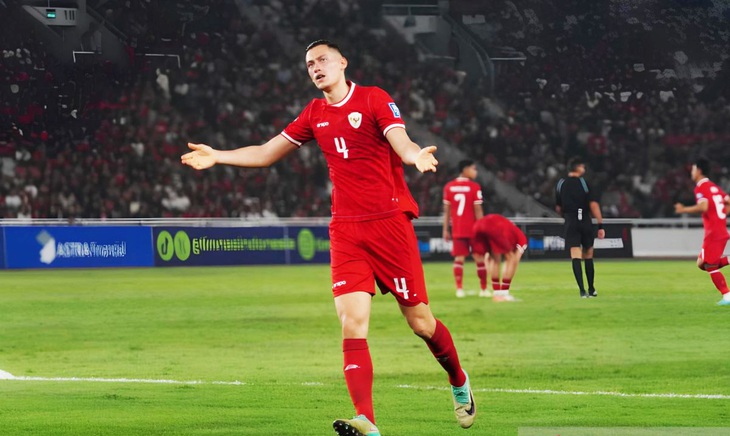 Cổ động viên Indonesia cho rằng Jay Idzes đủ sức khoác áo Man Utd - Ảnh: ANTARA