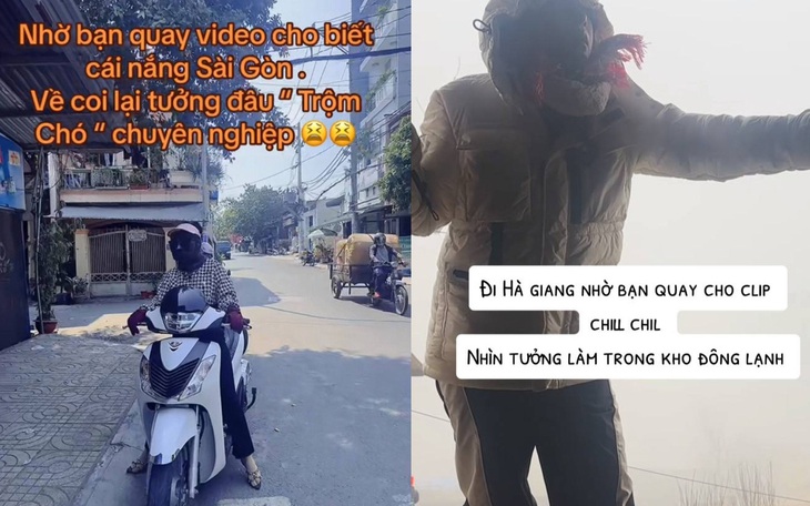 Dân mạng cười bò với trào lưu "nhờ bạn quay clip"