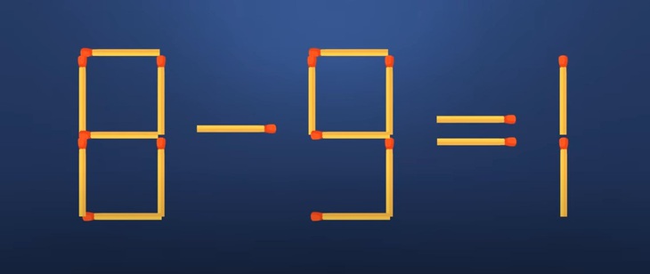 Thử tài IQ: Di chuyển một que diêm để 4-9=5 thành phép tính đúng- Ảnh 3.