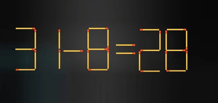 Thử tài IQ: Di chuyển một que diêm để 9x2=7+8 thành phép tính đúng- Ảnh 3.
