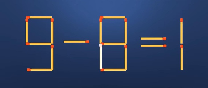 Thử tài IQ: Di chuyển một que diêm để 4-9=5 thành phép tính đúng- Ảnh 4.