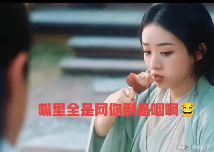 Khán giả bày tỏ sự đồng cảm với Triệu Lệ Dĩnh khi không thể diễn xuất có cảm xúc trong cảnh ăn uống này