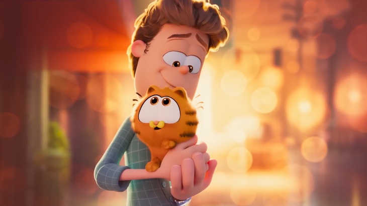 Chris Pratt trong vai Garfield.