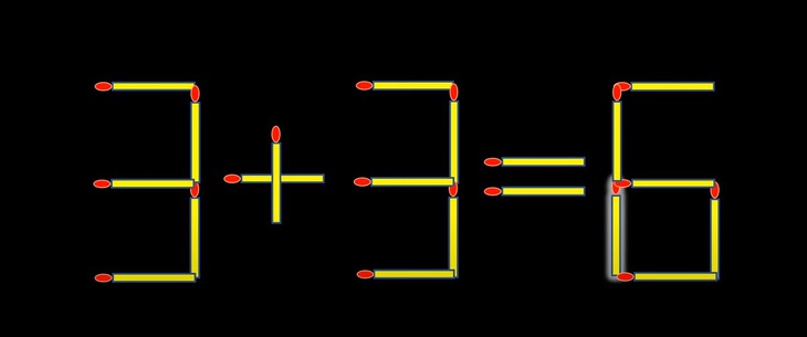 Thử tài IQ: Di chuyển một que diêm để 3-8=3 thành phép tính đúng- Ảnh 6.