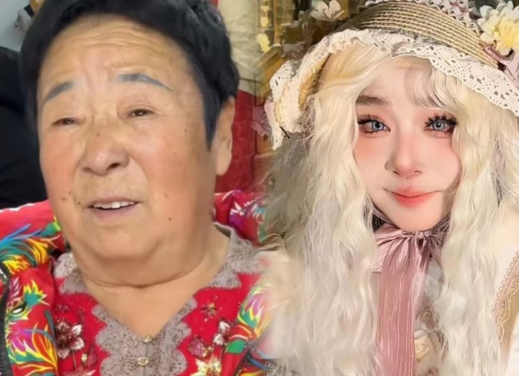 Cụ bà Tian được Tuzi 