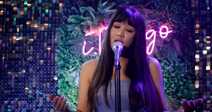 Tạo hình xinh đẹp của Maya trong vai ca sĩ tài năng Thạch Thảo