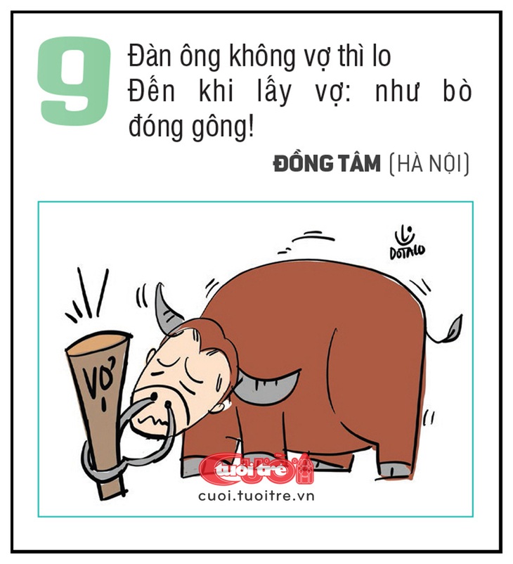 Đàn ông lấy vợ như... bò đóng gông! 