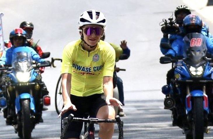 Natalia Frolova chiến thắng tại thành phố Đà Lạt - Ảnh: Đ.H.