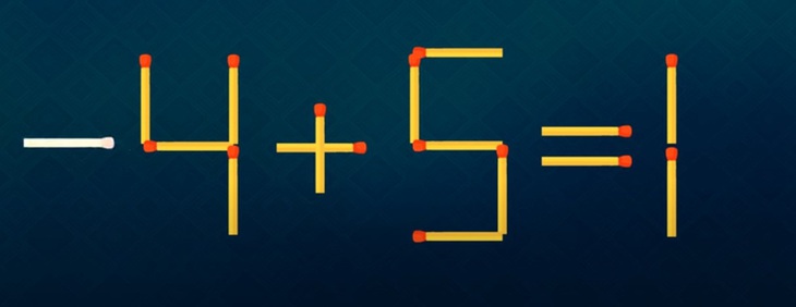 Thử tài IQ: Di chuyển một que diêm để 5+8=4 thành phép tính đúng- Ảnh 4.