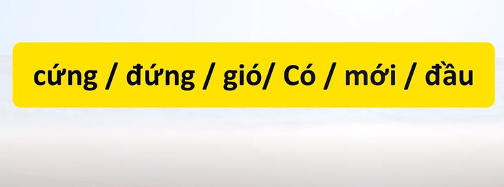 Thử tài tiếng Việt: Sắp xếp các từ sau thành câu có nghĩa (P61)- Ảnh 3.