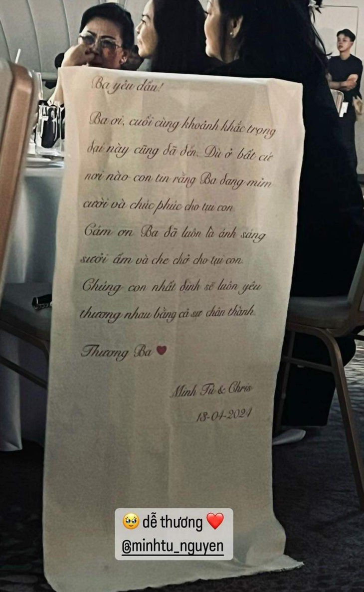 Dàn khách mời xúc động trước lời nhắn nhủ của Minh Tú tới người ba quá cố: 