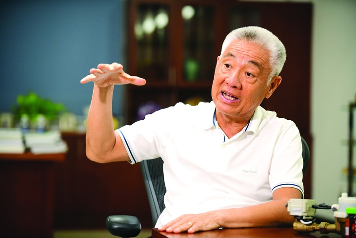 Ông Nguyễn Thanh Mỹ - nhà sáng lập, chủ tịch HĐQT Công ty Rynan Technologies. Ảnh: Quang Định