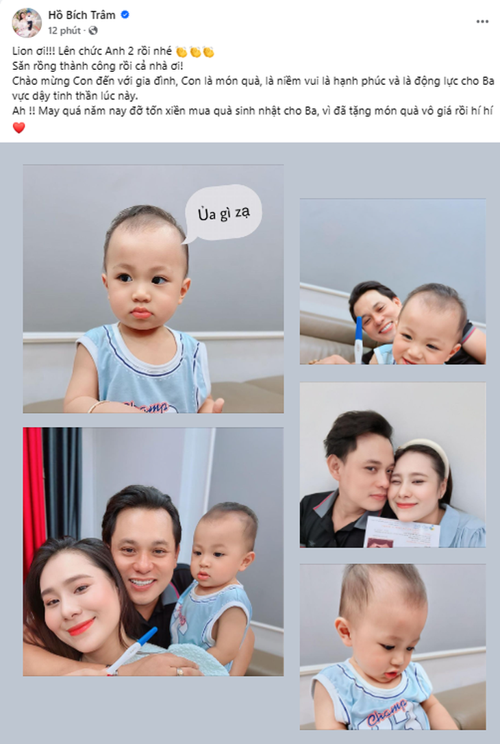 Hồ Bích Trâm tiết lộ thông tin sắp làm mẹ lần 2