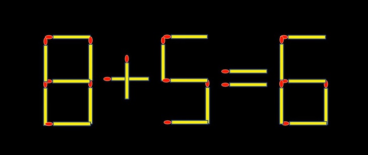 Thử tài IQ: Di chuyển một que diêm để 6+17=5 thành phép tính đúng- Ảnh 3.