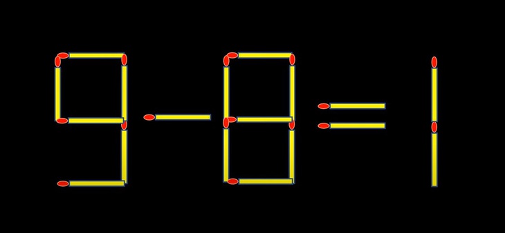 Thử tài IQ: Di chuyển một que diêm để 1-2=7 thành phép tính đúng- Ảnh 4.
