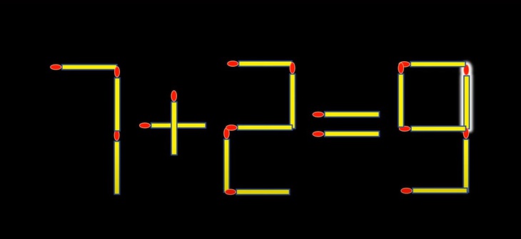 Thử tài IQ: Di chuyển một que diêm để 6+17=5 thành phép tính đúng- Ảnh 6.