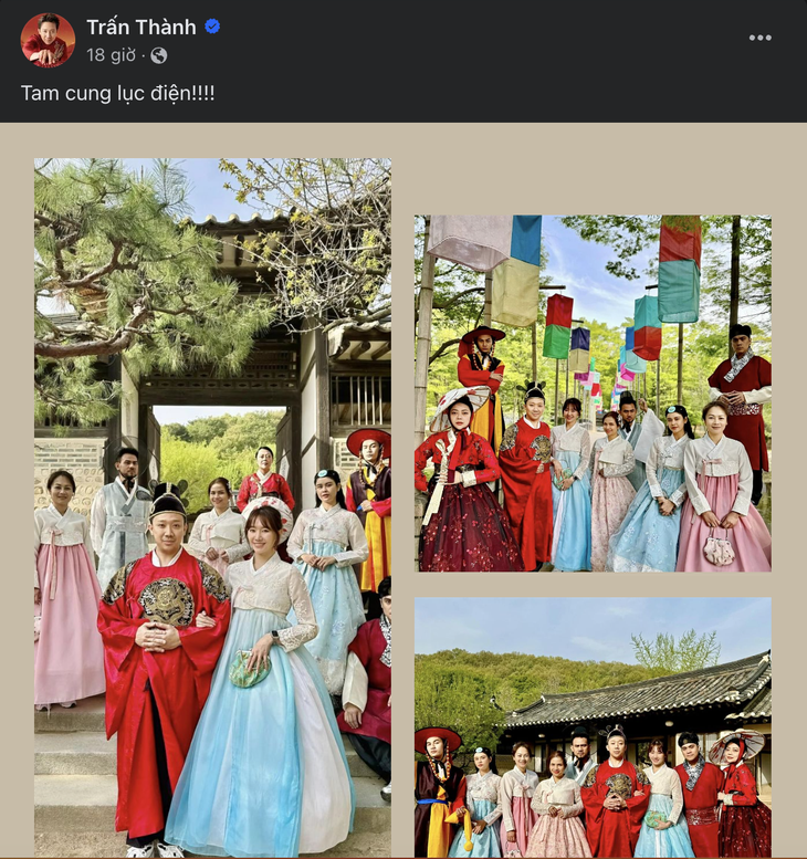 Dùng từ 'Tam cung lục điện' trong ngữ cảnh mới, Trấn Thành đã gây tranh cãi