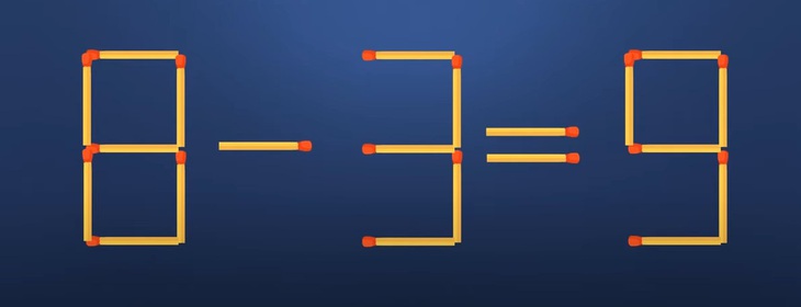 Thử tài IQ: Di chuyển một que diêm để 2-8=7 thành phép tính đúng- Ảnh 5.