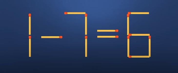 Thử tài IQ: Di chuyển một que diêm để 3-8=5 thành phép tính đúng- Ảnh 3.